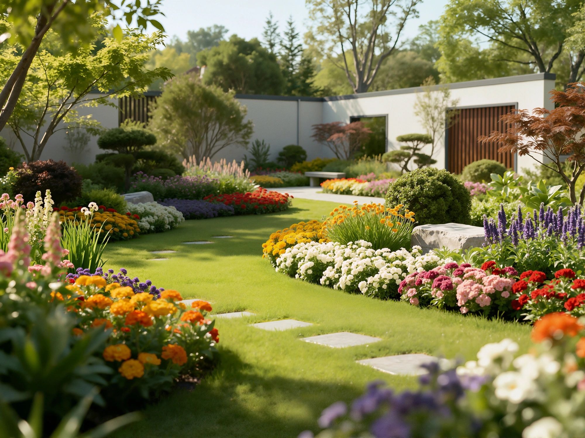 Landscape design project by Blooms & Branches